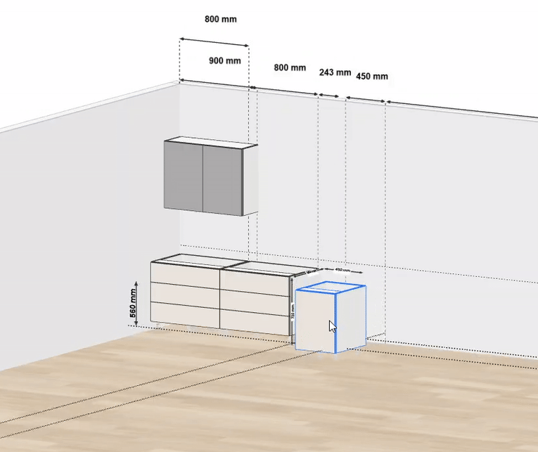 3D Room Planner Cabinets in Melbourne